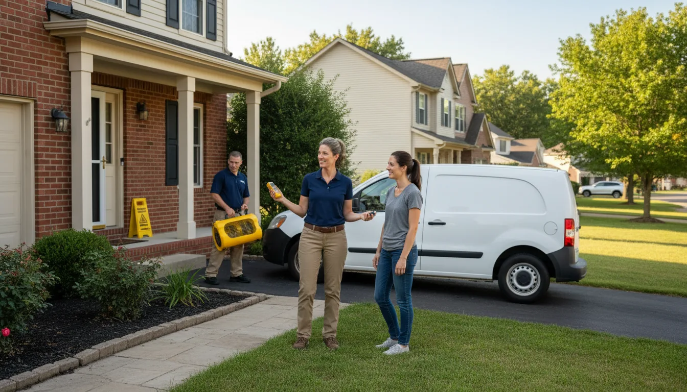 Water restoration image for Flood Water Cleanup, Removal And Restoration Services in Madison, MD